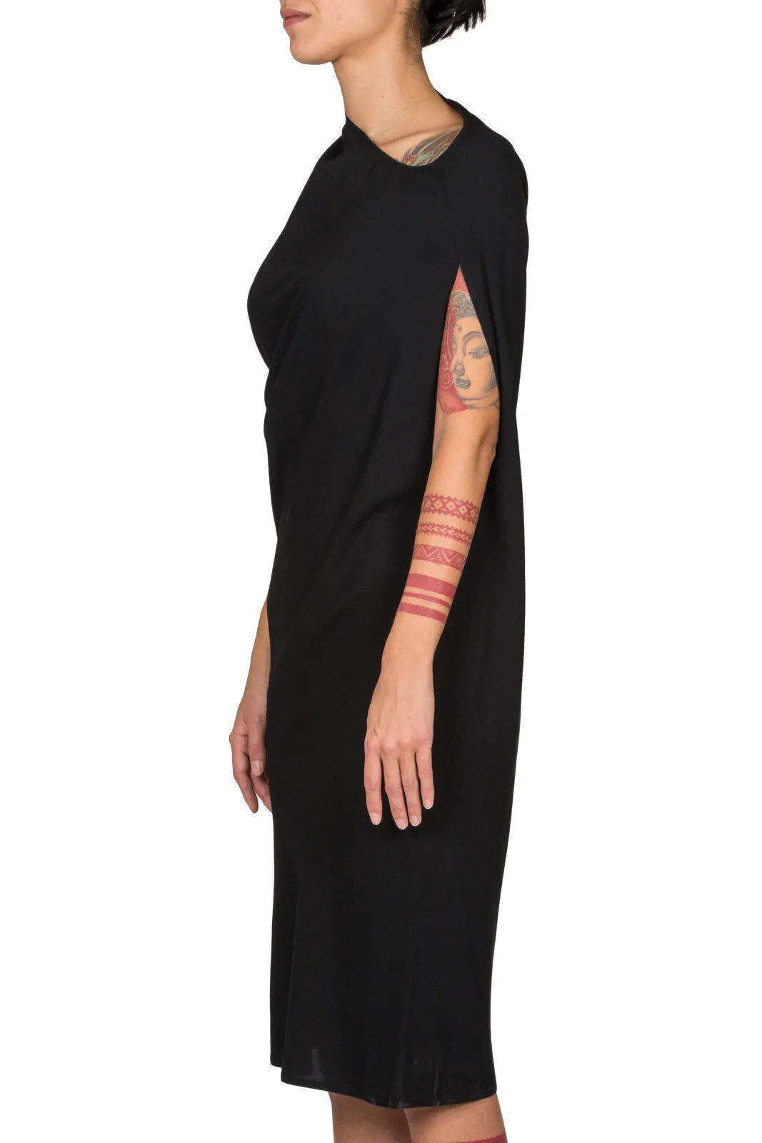 Asymmetric Neck Dress