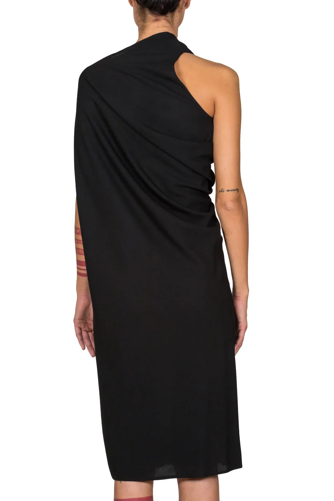 Asymmetric Neck Dress