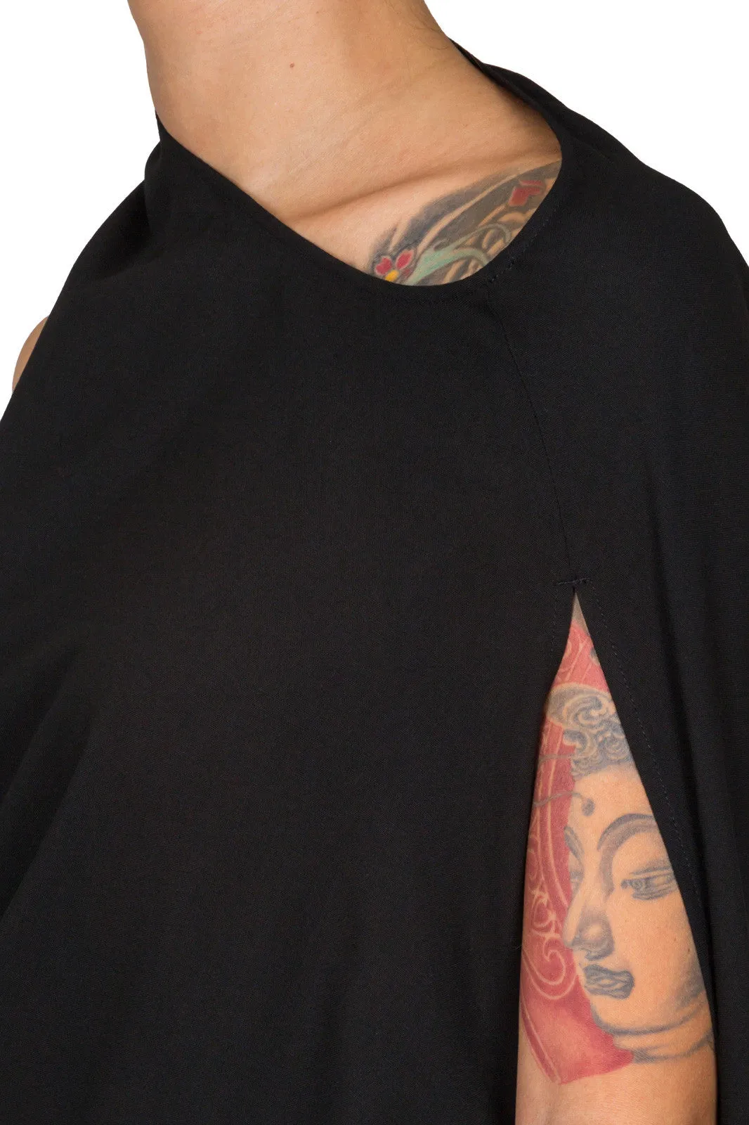 Asymmetric Neck Dress