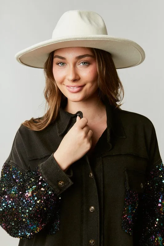Black Sequin Shacket