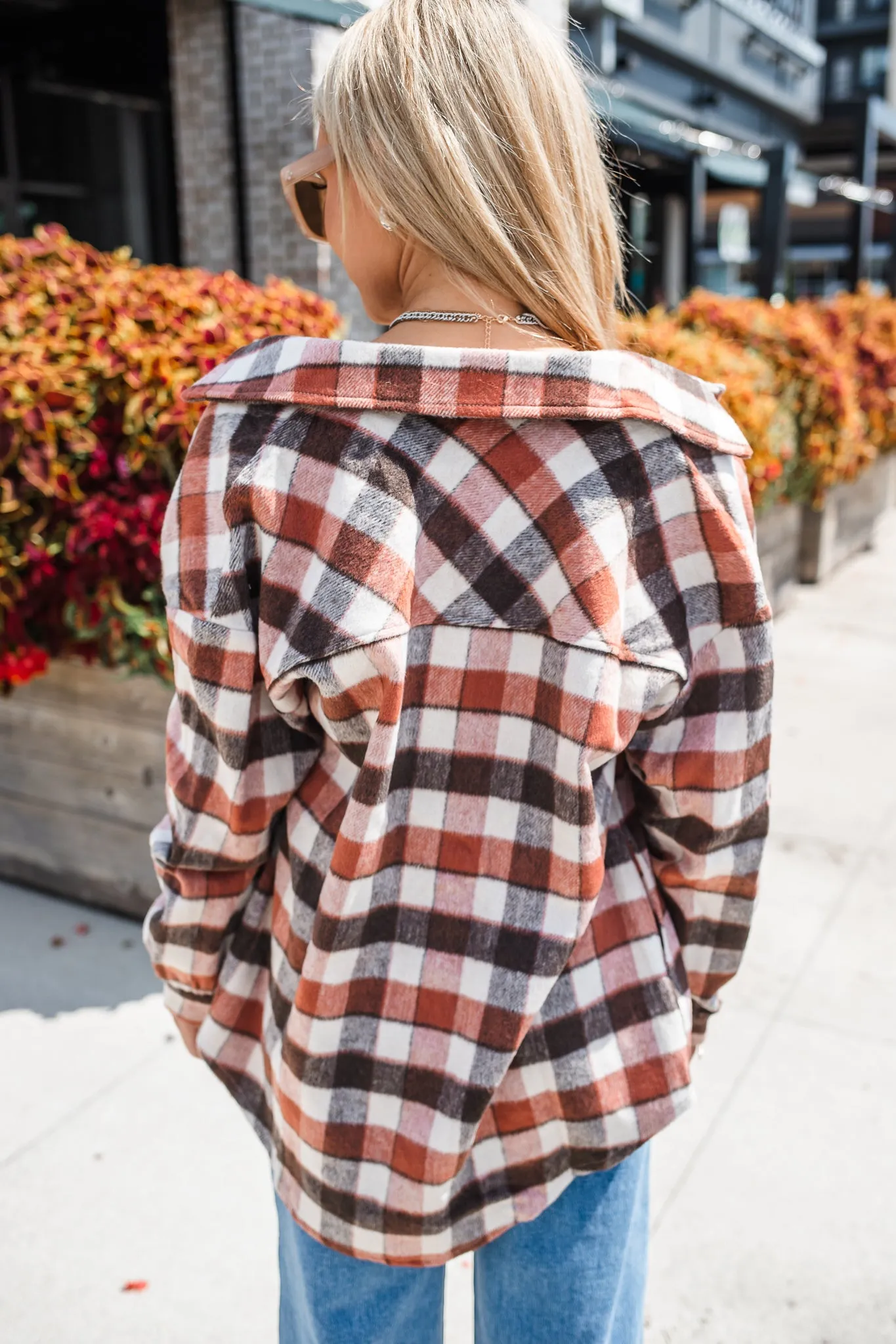 Blair Plaid Shacket-FINAL SALE