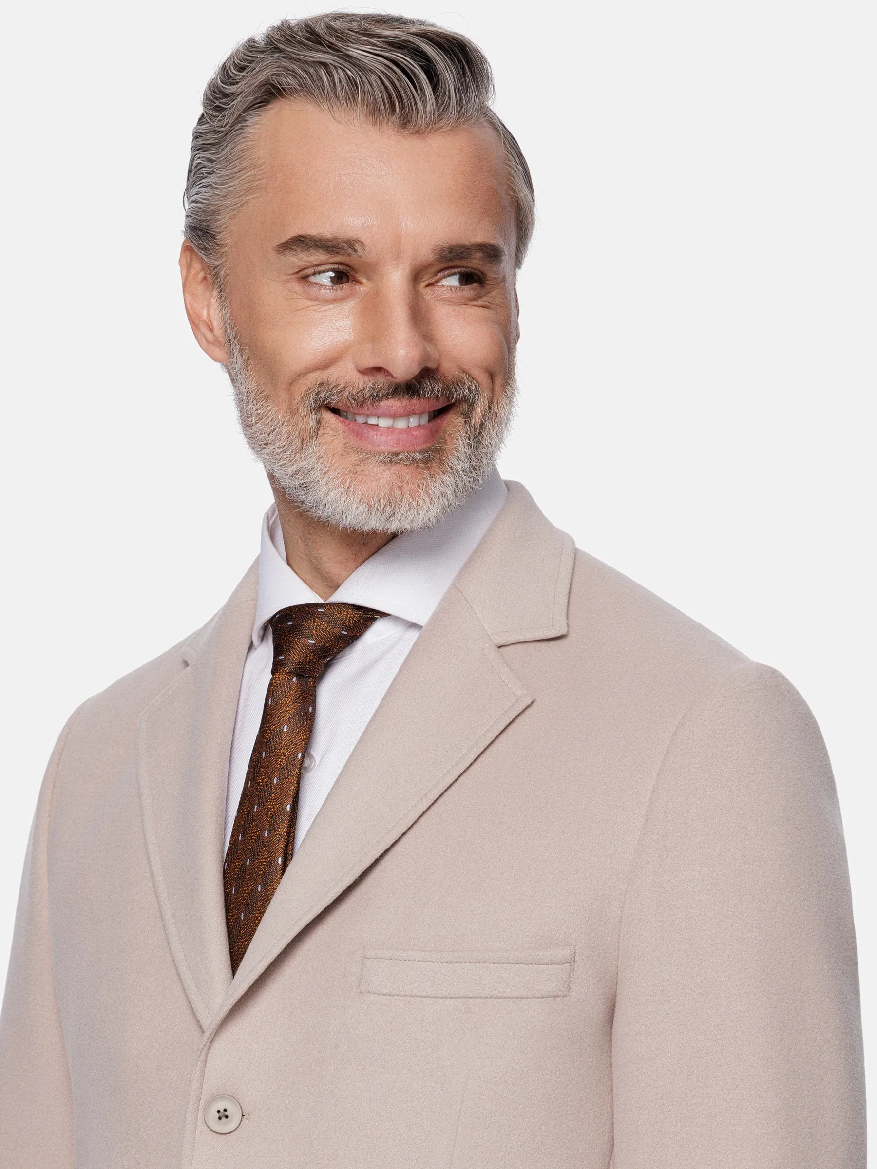 Camelot Slide Pocket Beige Trenchcoat
