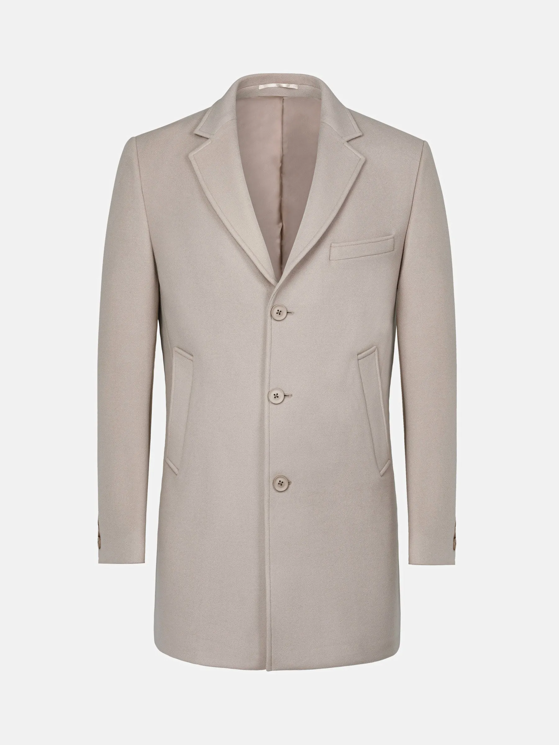 Camelot Slide Pocket Beige Trenchcoat