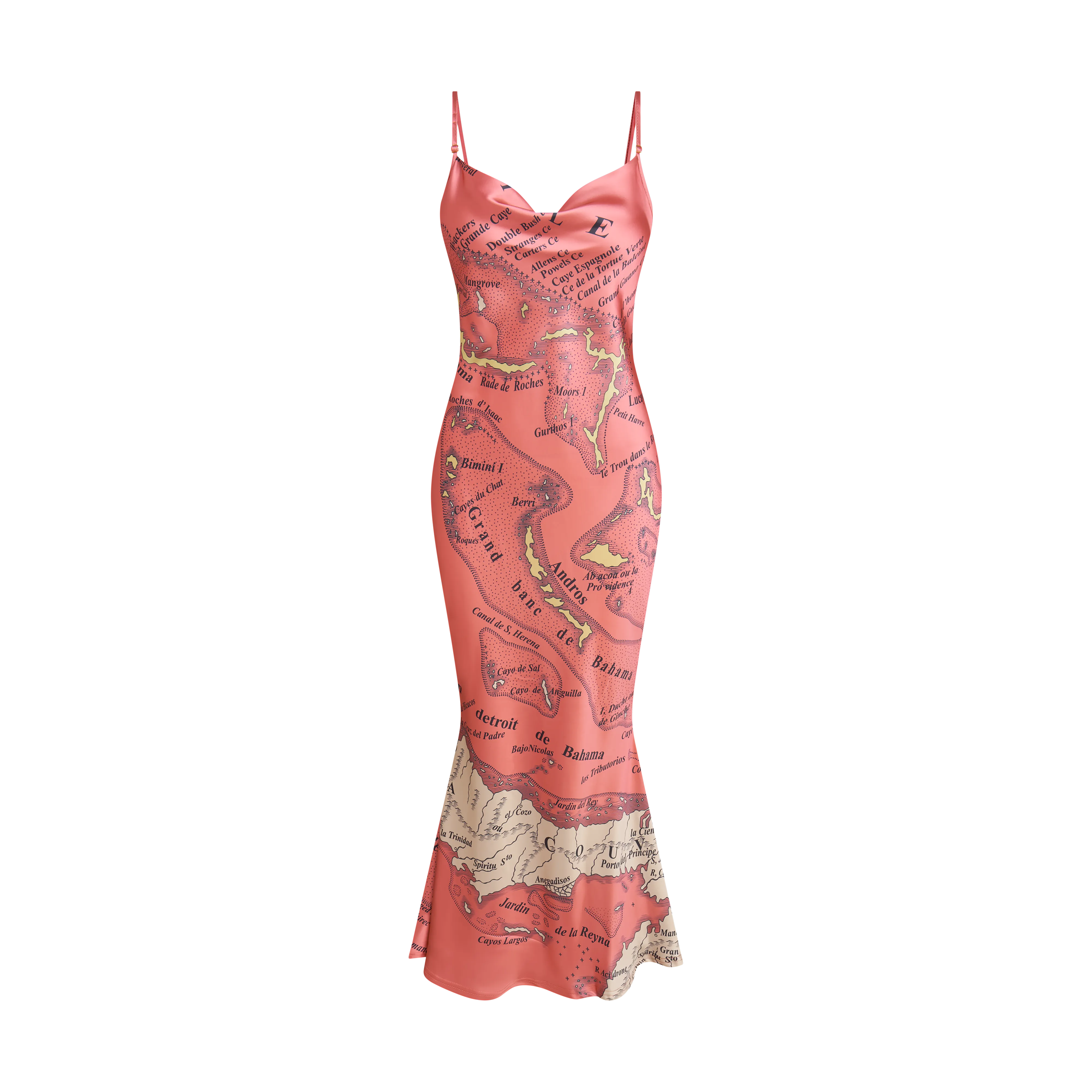 CARTE LUCAYOS DRESS-CORAL