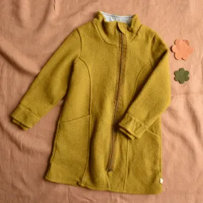 Children's Long Coat - Olive Gold (8-9y) *PRE-LOVED