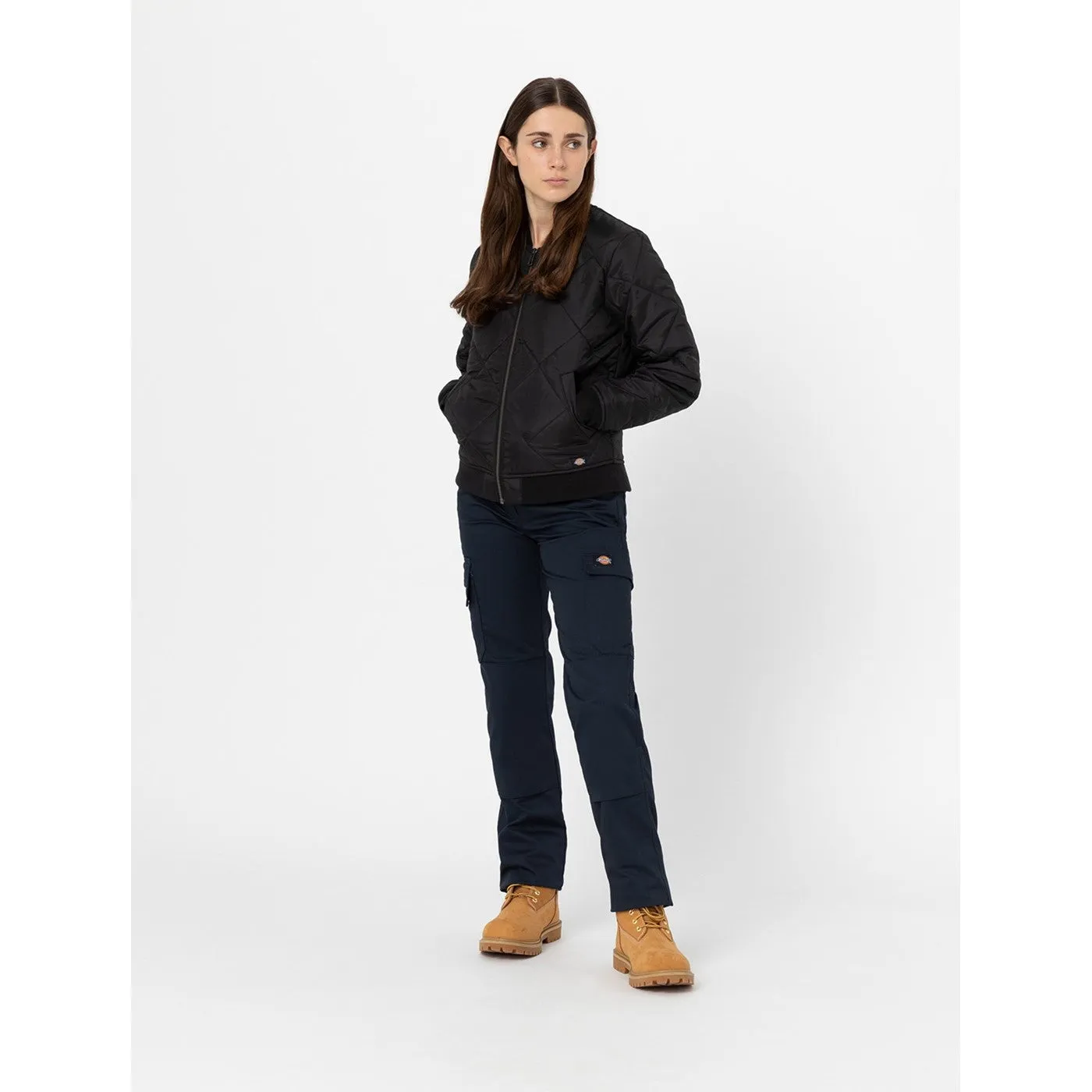 Dickies Quilted Bomber Jacket  Black