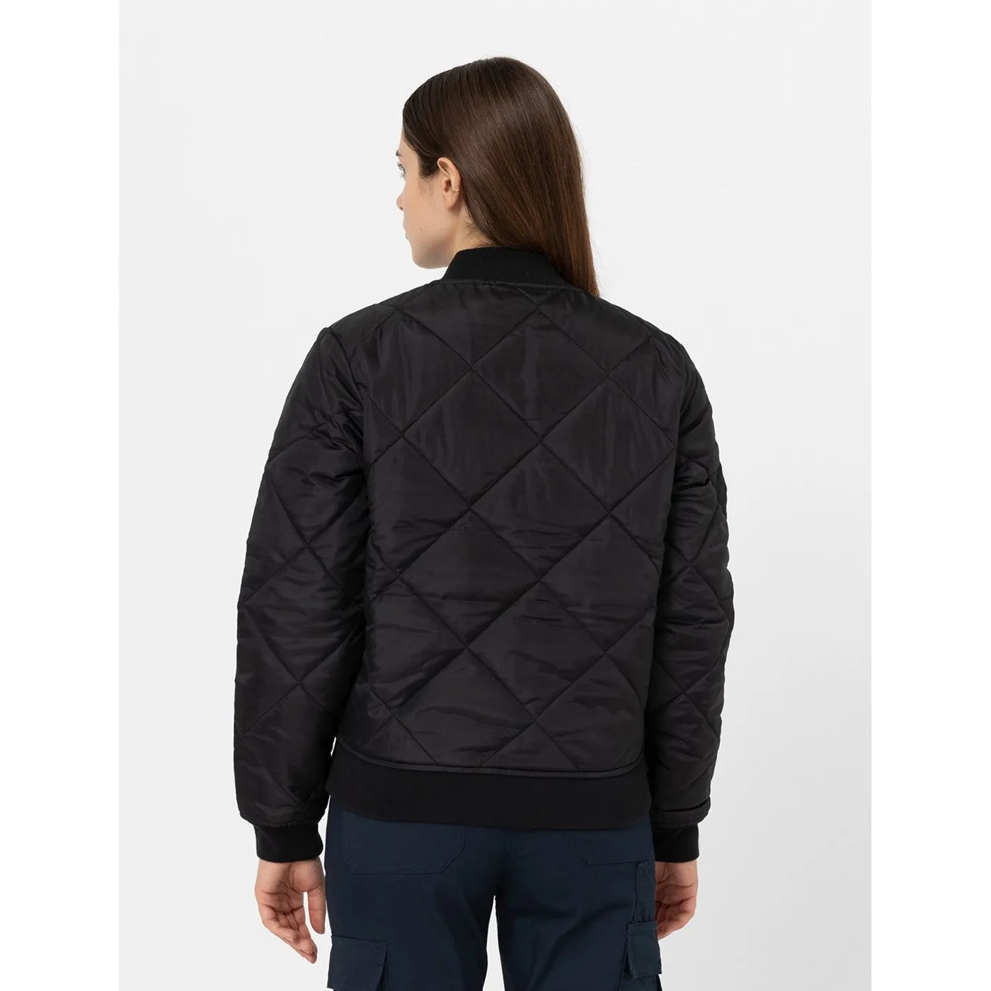 Dickies Quilted Bomber Jacket  Black