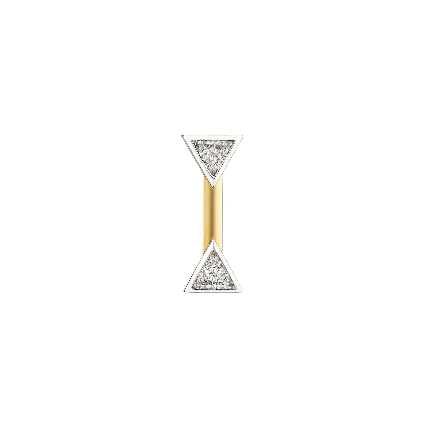 Double Triangle Diamond Single Ear Jacket