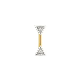 Double Triangle Diamond Single Ear Jacket