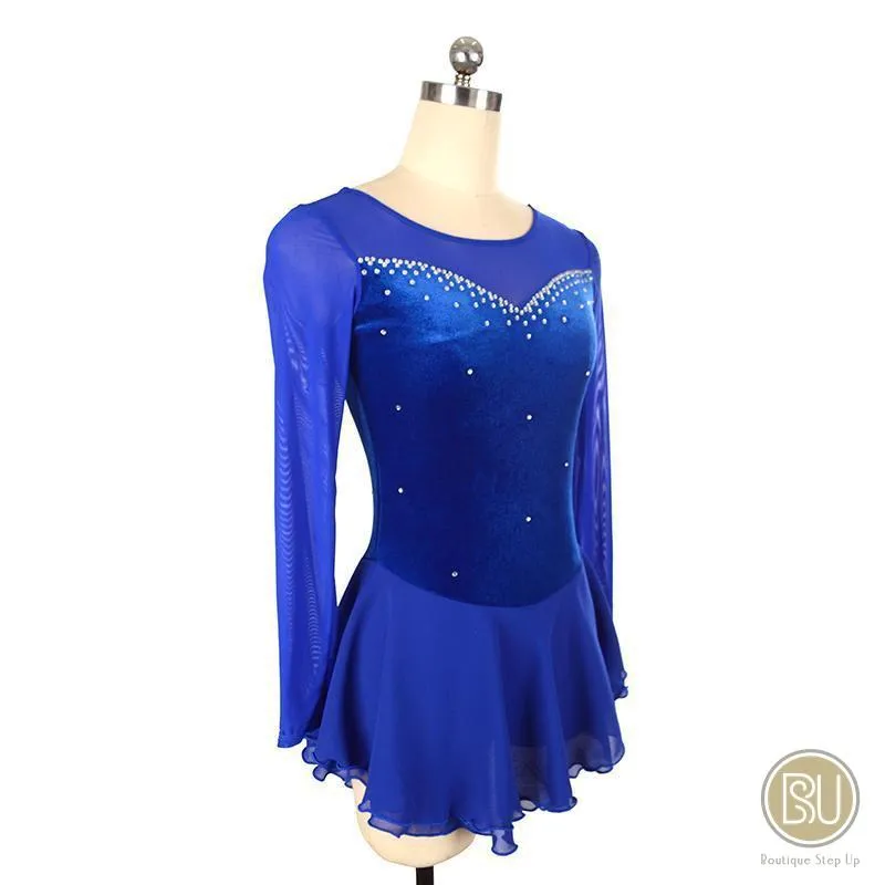 Figure Skating Dress , Long Sleeves, Available in 10 Colours
