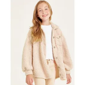 Girls' Poodle Knit Shacket