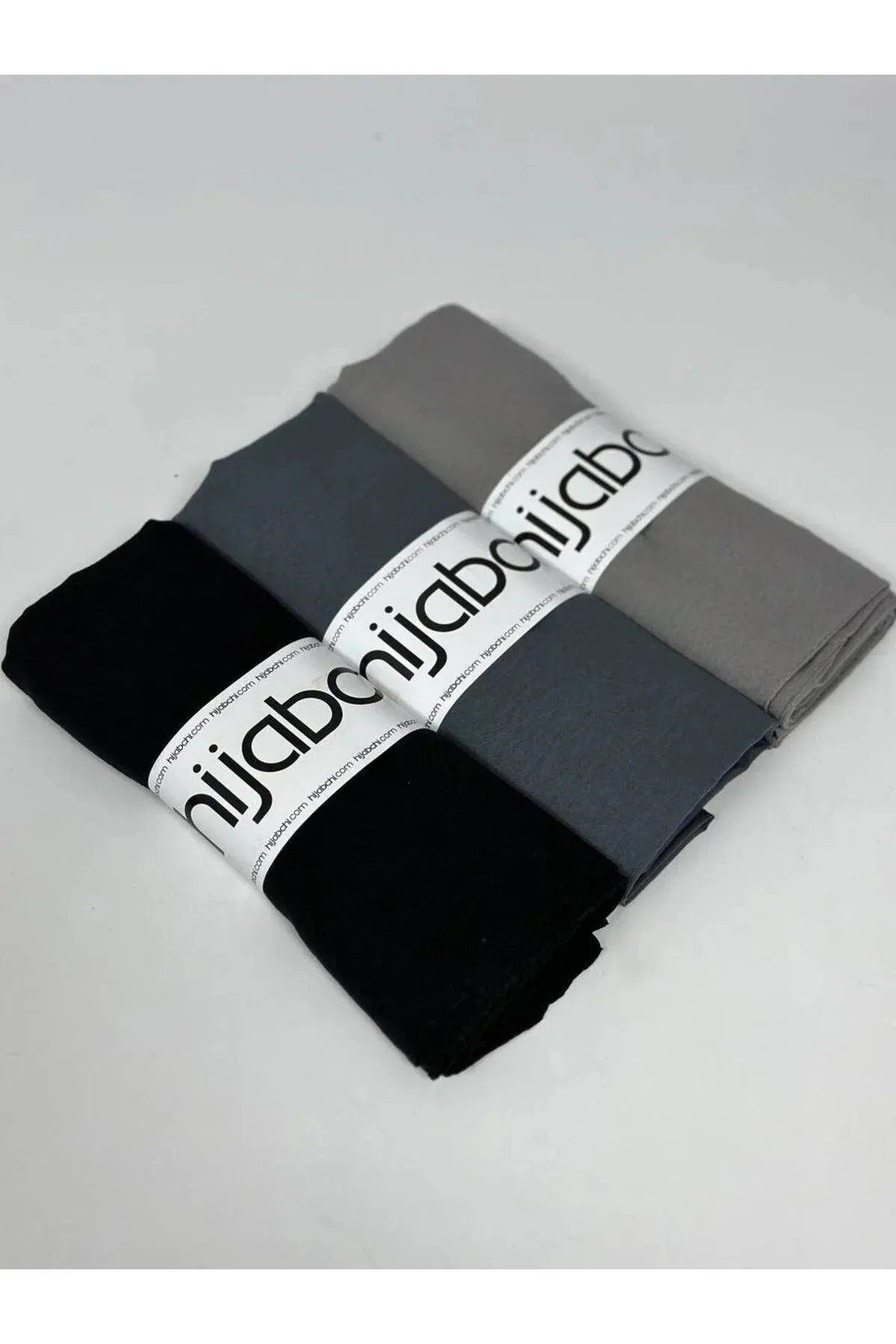 Hijabchi Women's 3-Pack Cotton Crack Shawl Hijabs
