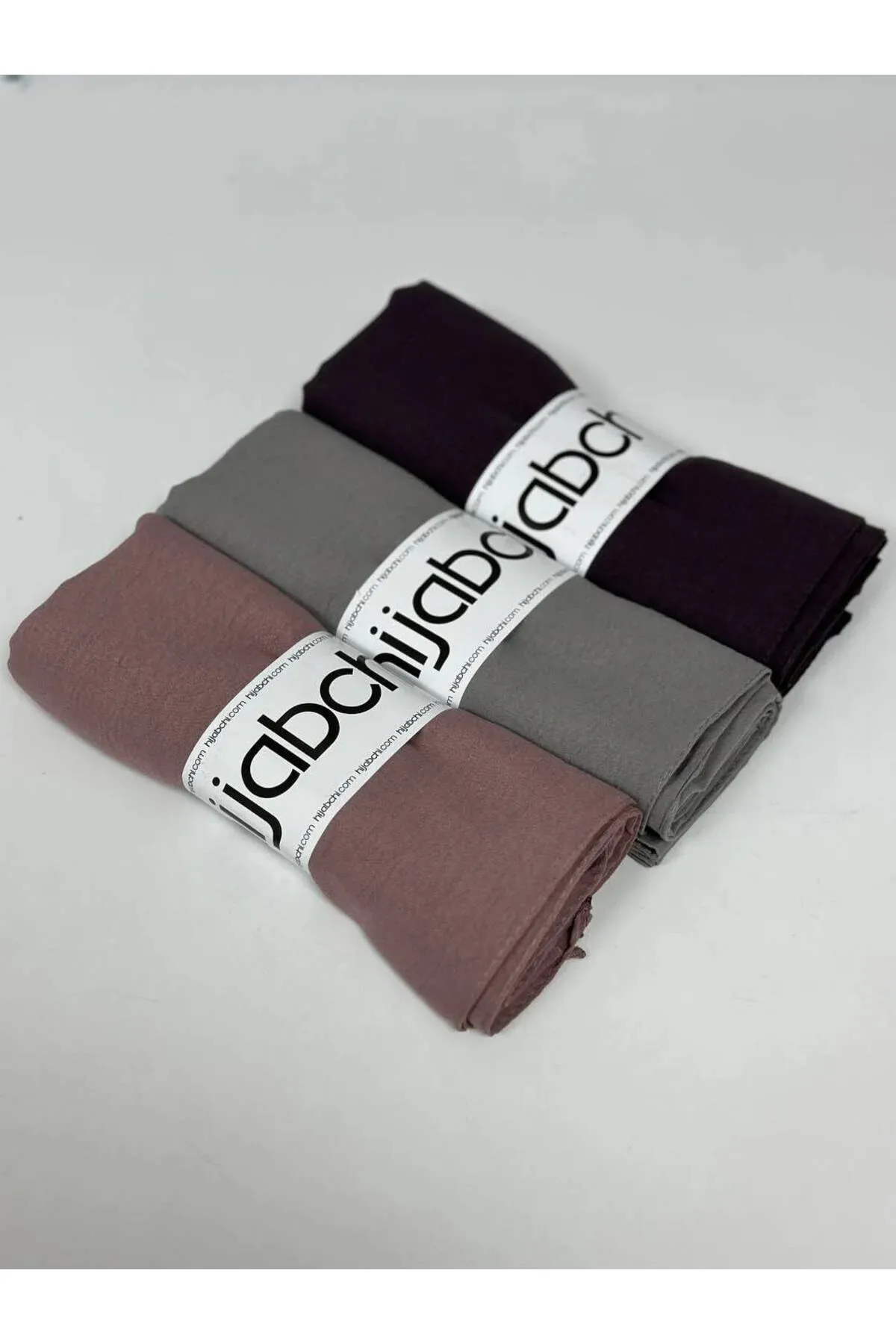Hijabchi Women's 3-Pack Cotton Crack Shawl Hijabs
