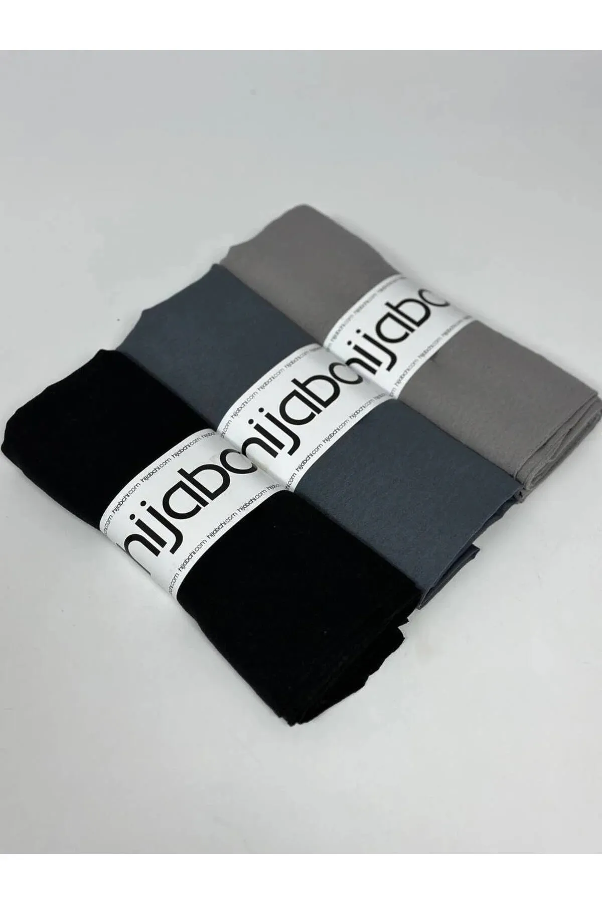Hijabchi Women's 3-Pack Cotton Crack Shawl Hijabs