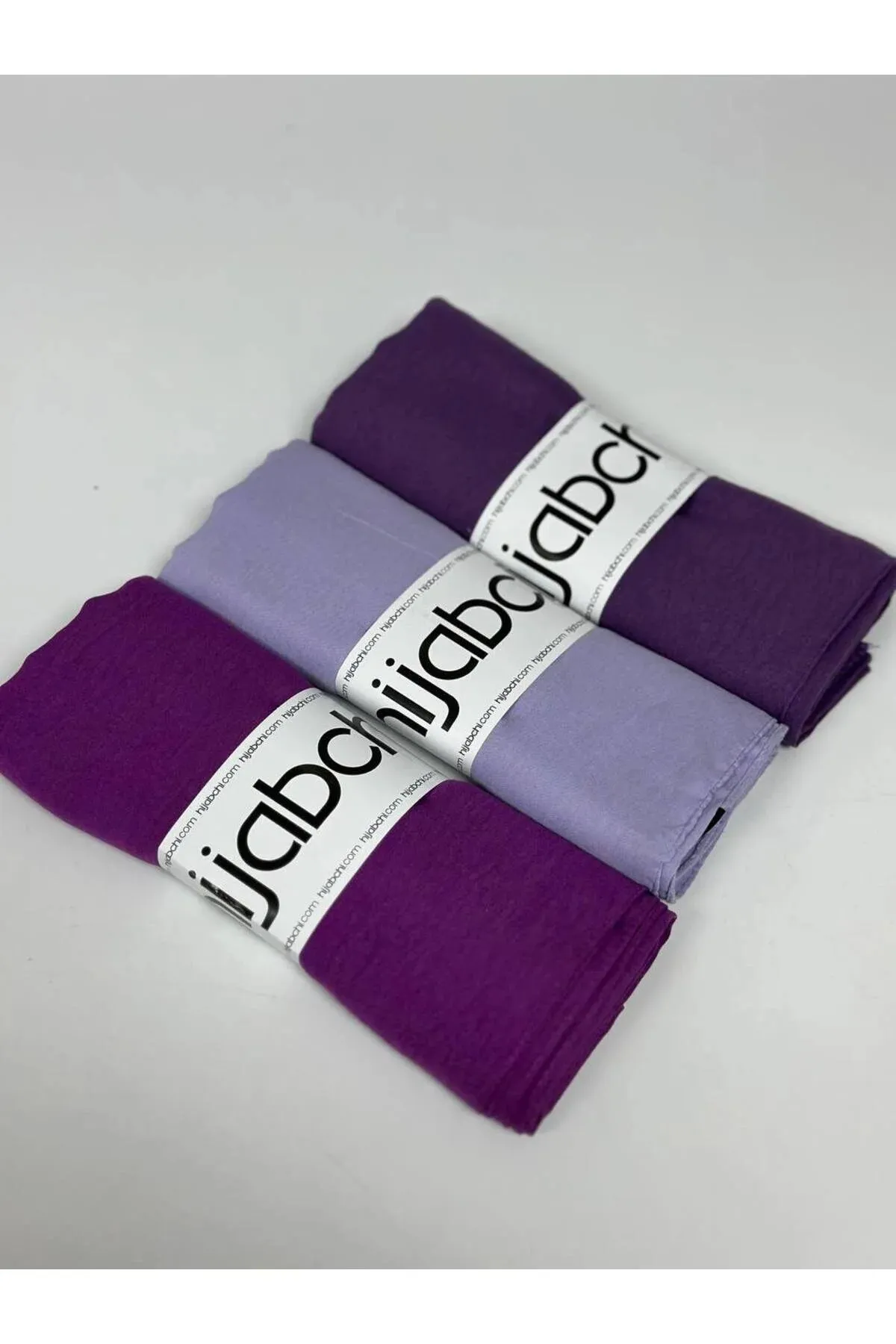 Hijabchi Women's 3-Pack Cotton Crack Shawl Hijabs