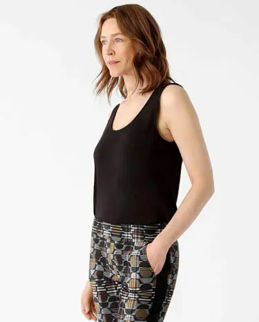 Lisette - Avery Fabric 23" Camisole - Black
