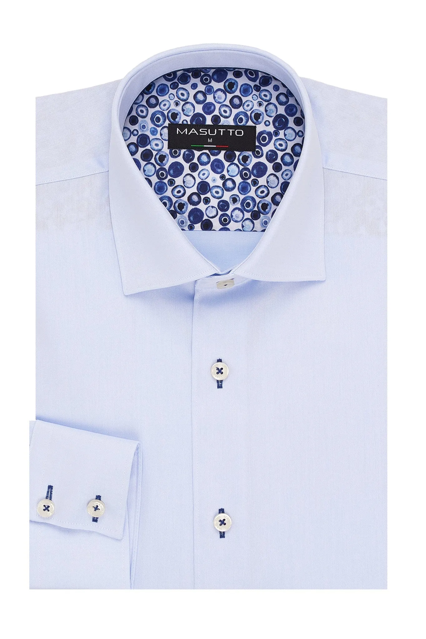 MASUTTO LIMA/02 LONG SLEEVE BUTTON DOWN SHIRT