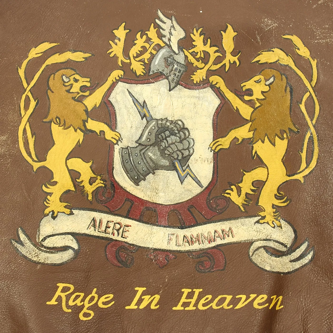 Original U.S. WWII B-24 Rage in Heaven 852nd Bomb Squadron Named A-2 Flight Jacket