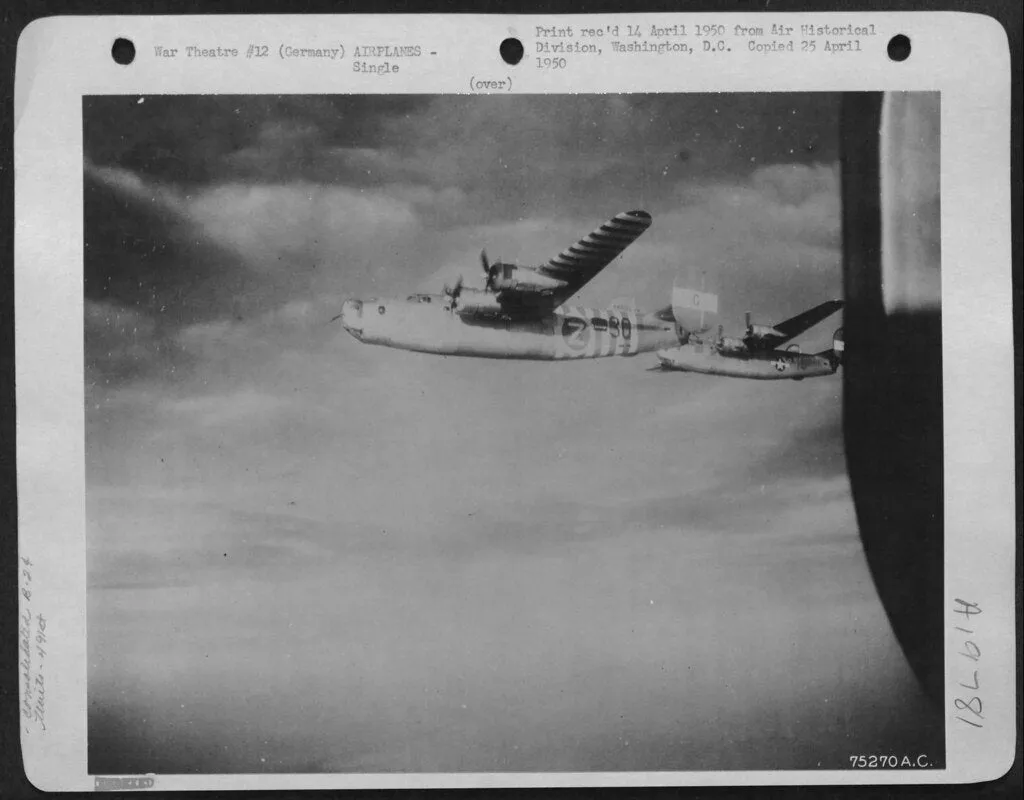 Original U.S. WWII B-24 Rage in Heaven 852nd Bomb Squadron Named A-2 Flight Jacket