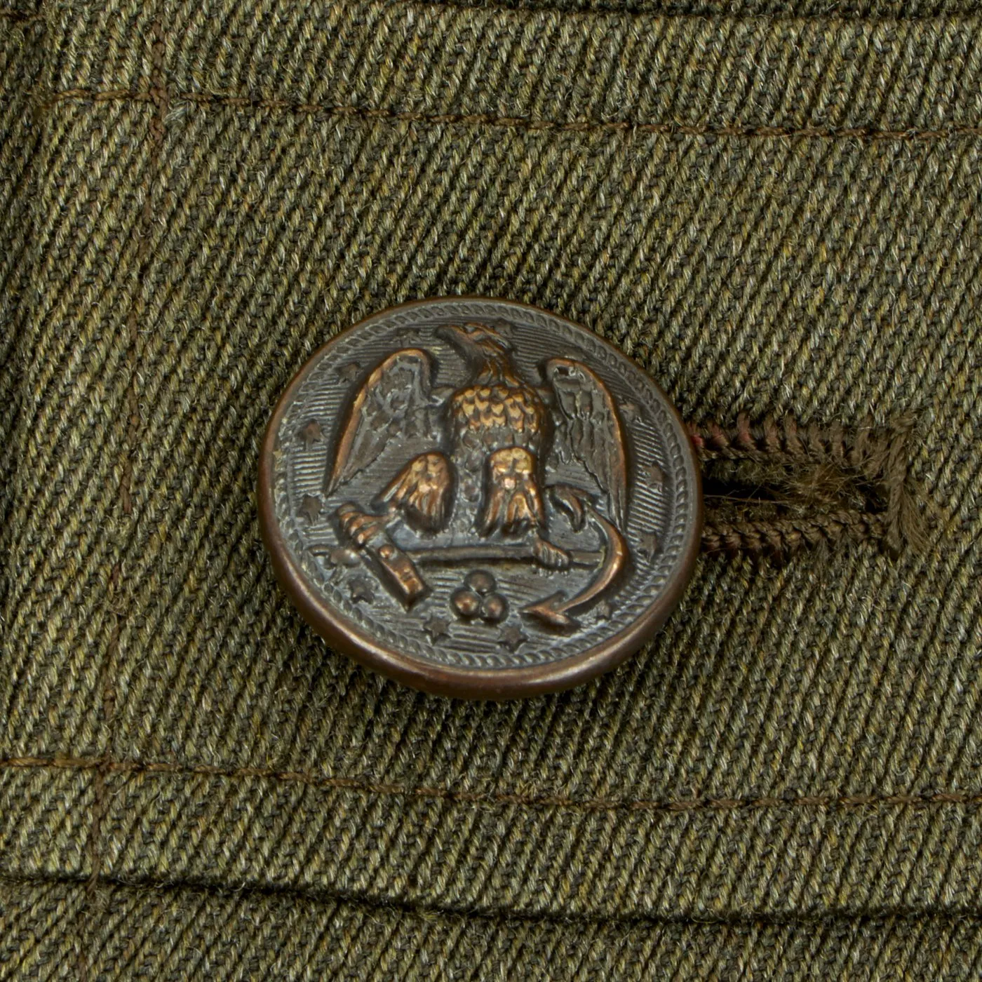 Original U.S. WWII Navy Aviation Chief Petty Officer Winter Uniform Jacket - As Seen in Book