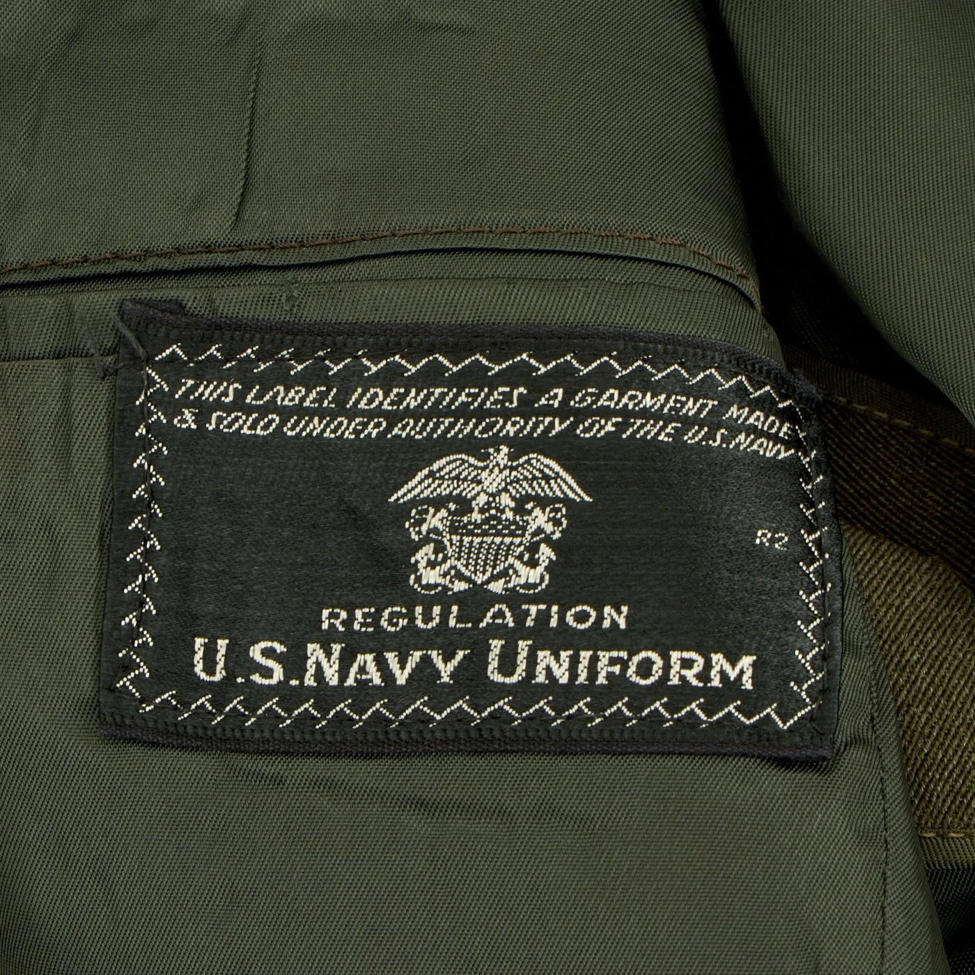 Original U.S. WWII Navy Aviation Chief Petty Officer Winter Uniform Jacket - As Seen in Book