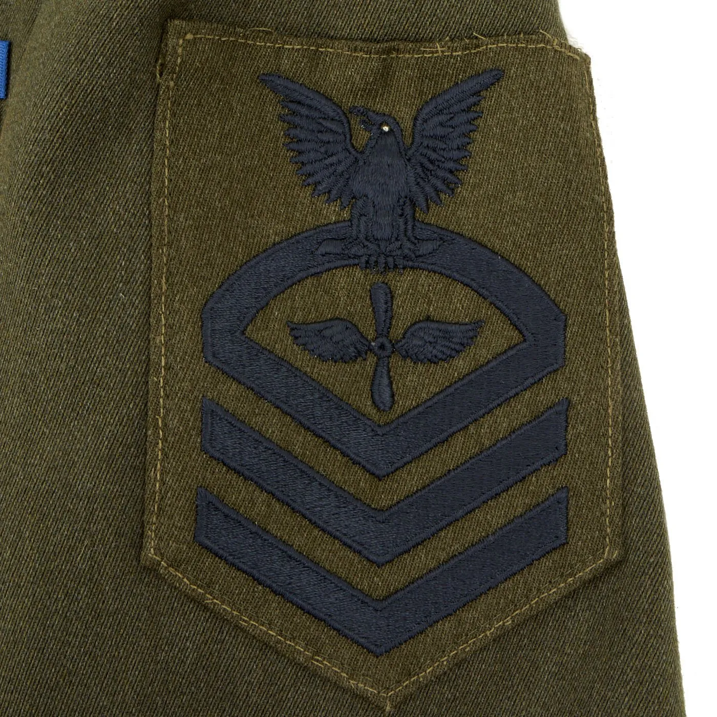 Original U.S. WWII Navy Aviation Chief Petty Officer Winter Uniform Jacket - As Seen in Book