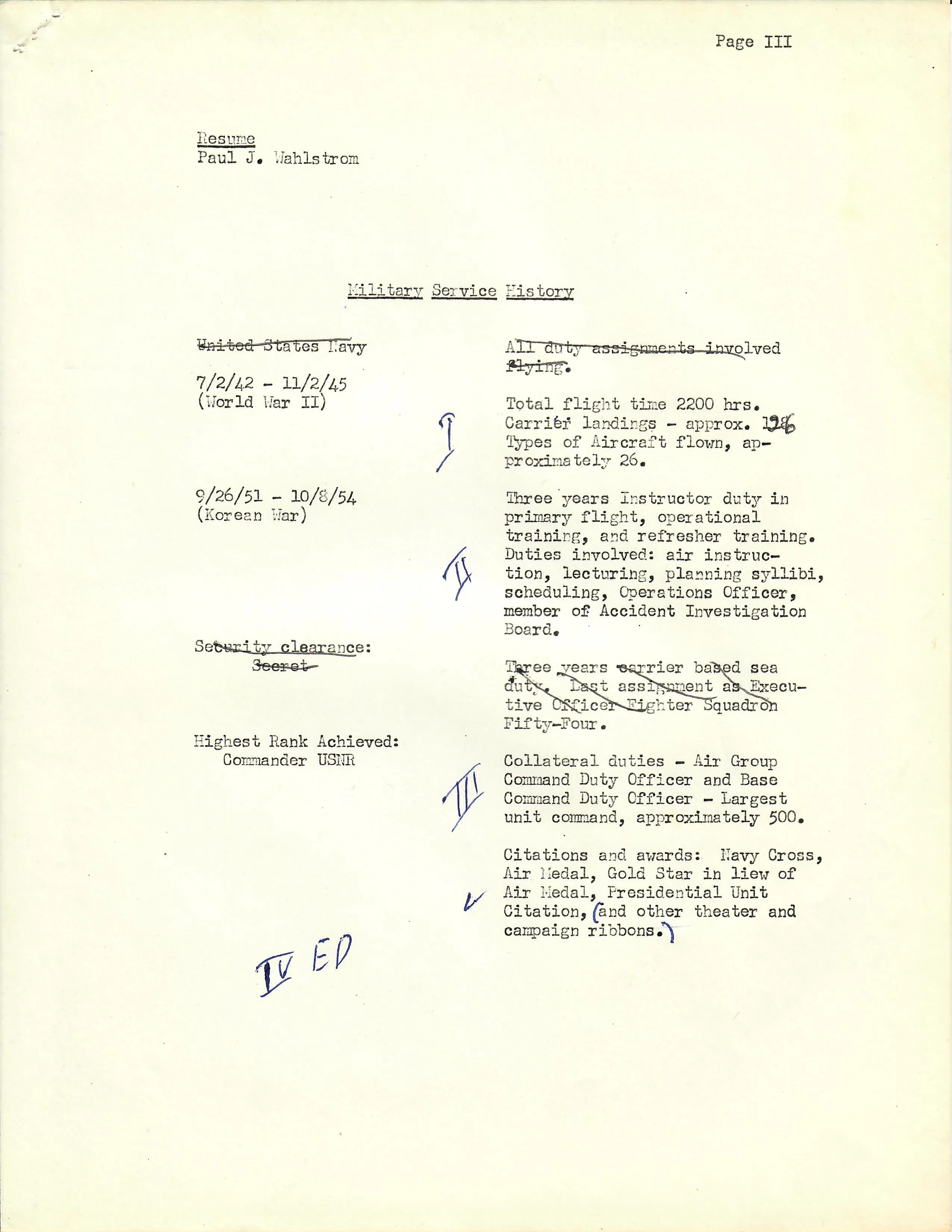 Original U.S. WWII Navy Cross Recipient Fighter Pilot Grouping for LtJG Paul Wahlstrom Who Sunk A Japanese Aircraft Carrier with Original Citation