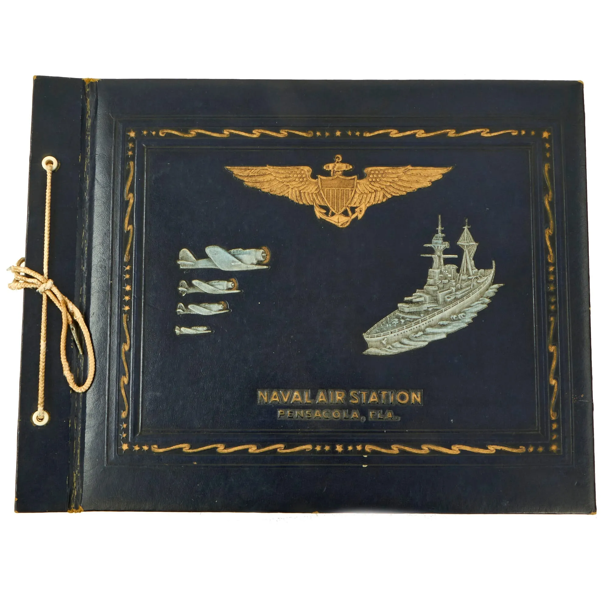 Original U.S. WWII Navy Cross Recipient Fighter Pilot Grouping for LtJG Paul Wahlstrom Who Sunk A Japanese Aircraft Carrier with Original Citation