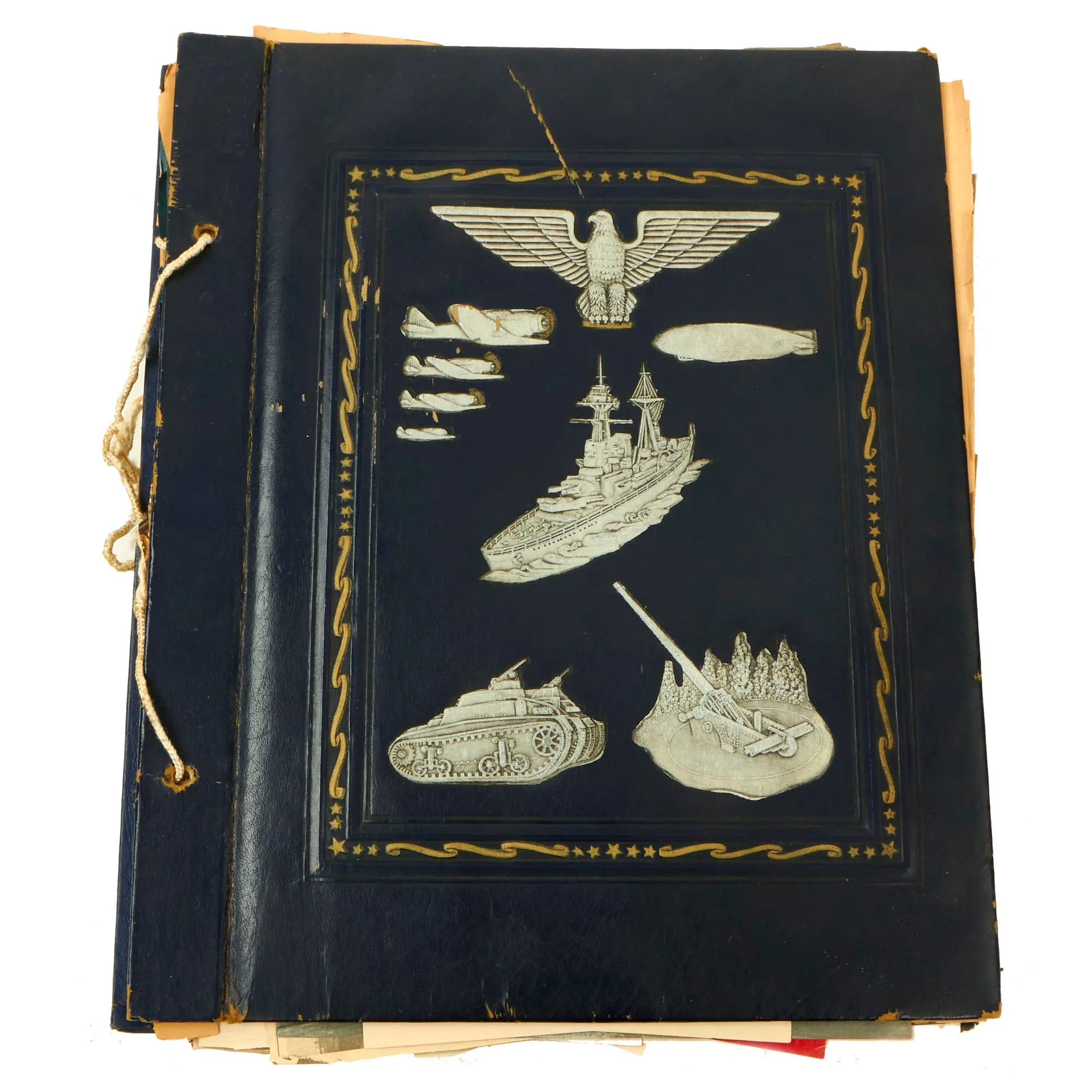 Original U.S. WWII Navy Cross Recipient Fighter Pilot Grouping for LtJG Paul Wahlstrom Who Sunk A Japanese Aircraft Carrier with Original Citation