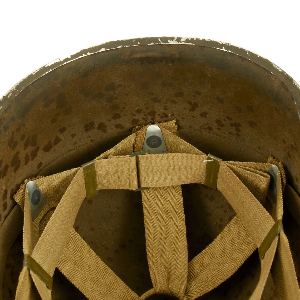Original U.S. WWII USAAF Bomber Crew M3 Steel FLAK Helmet with 8th Air Force Insignia