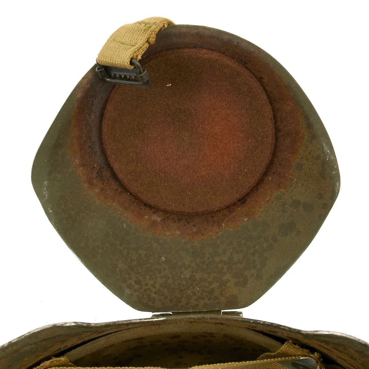 Original U.S. WWII USAAF Bomber Crew M3 Steel FLAK Helmet with 8th Air Force Insignia