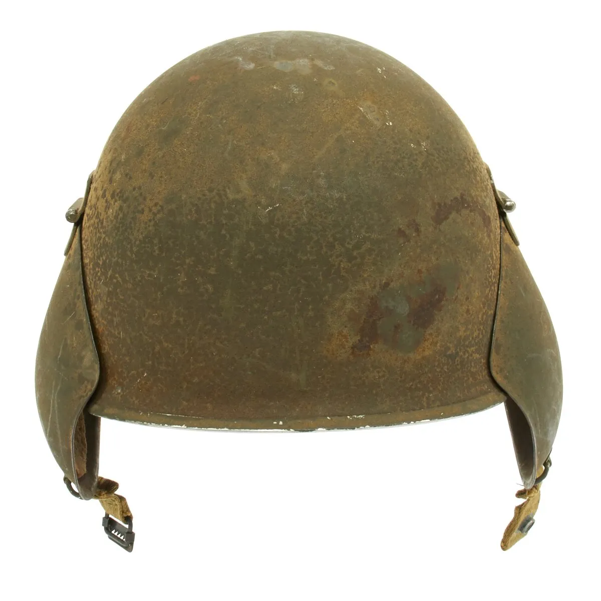 Original U.S. WWII USAAF Bomber Crew M3 Steel FLAK Helmet with 8th Air Force Insignia