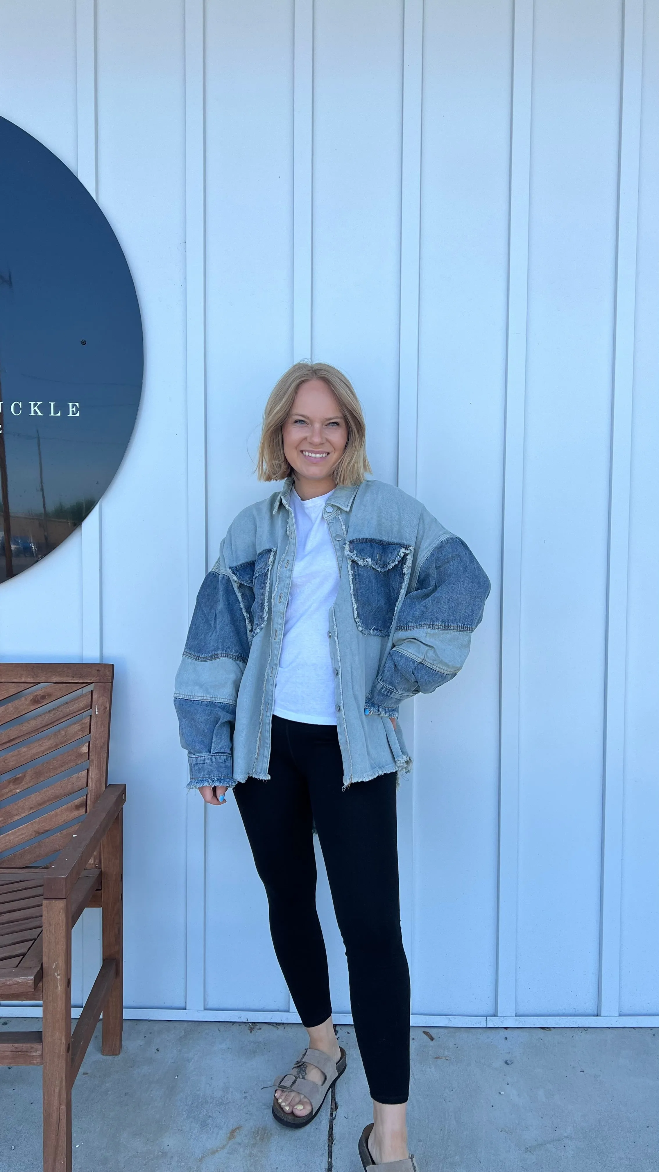 POL Sun Daze Denim Jacket