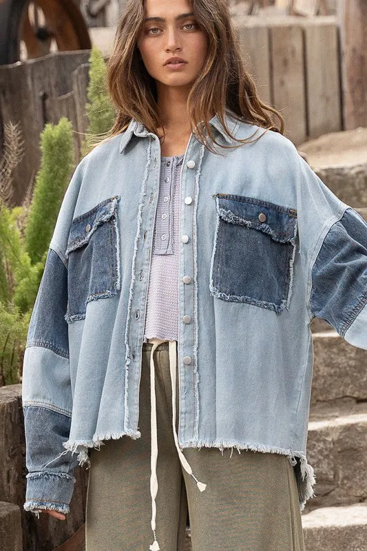 POL Sun Daze Denim Jacket