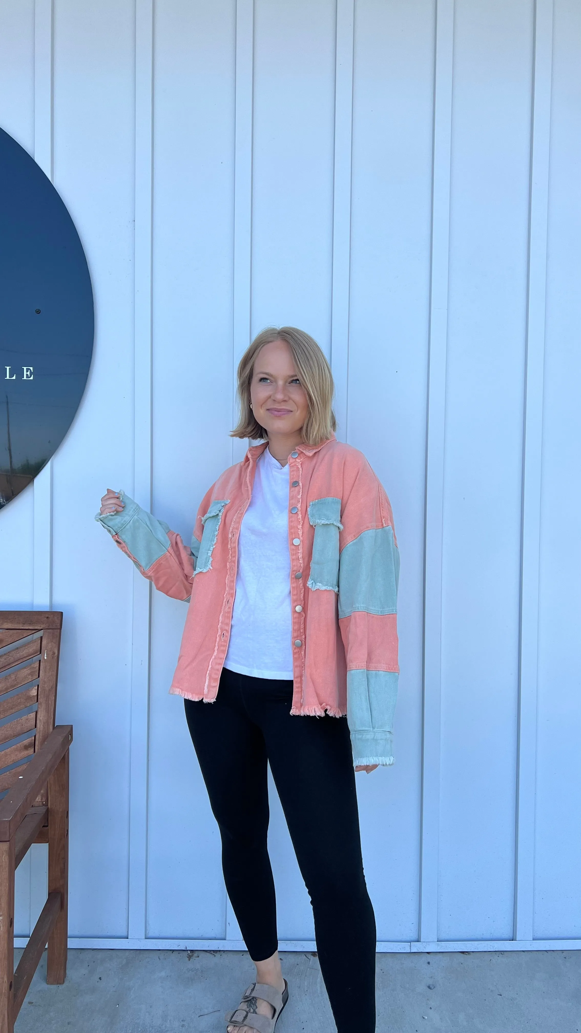 POL Sun Daze Denim Jacket