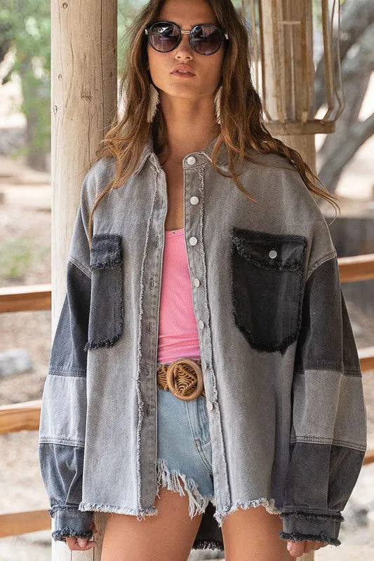 POL Sun Daze Denim Jacket