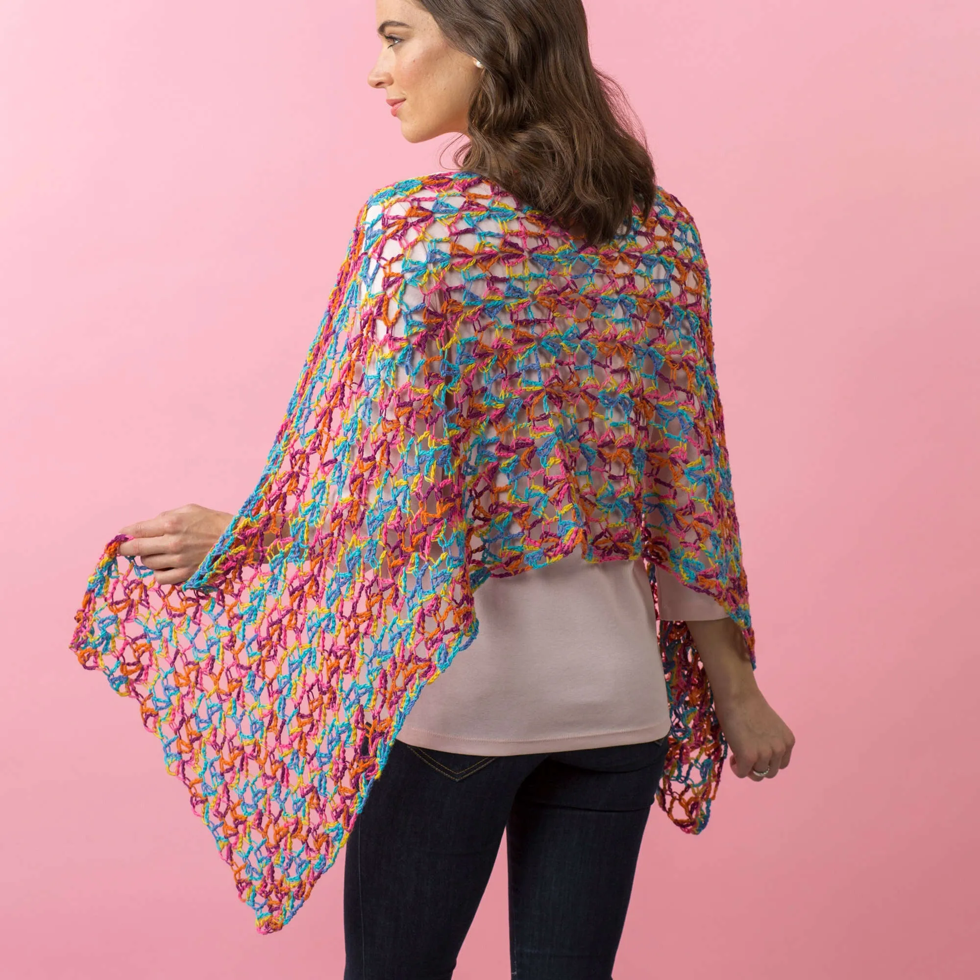 Red Heart Crochet Happy-Go-Lacy Shawl