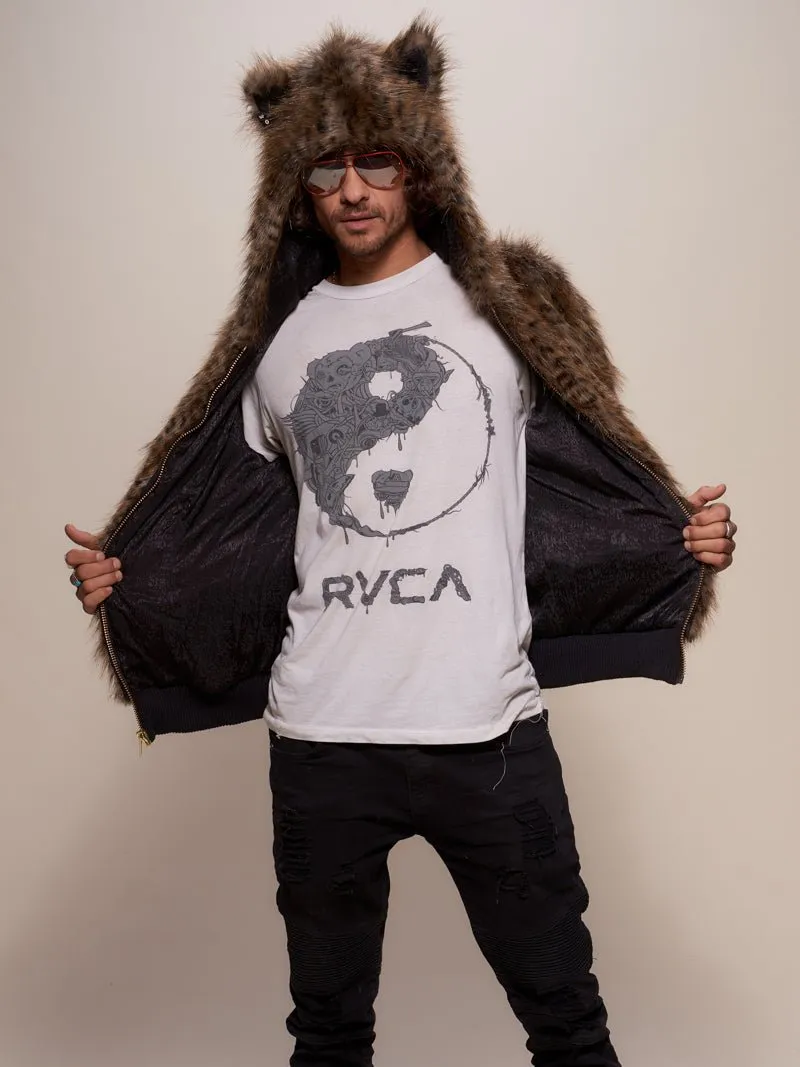 Savannah Cat Classic Faux Fur Bomber Jacket | Men's