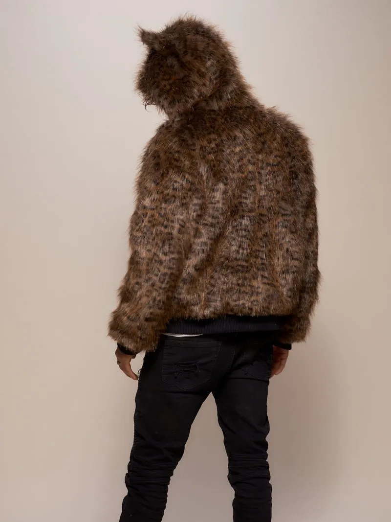 Savannah Cat Classic Faux Fur Bomber Jacket | Men's