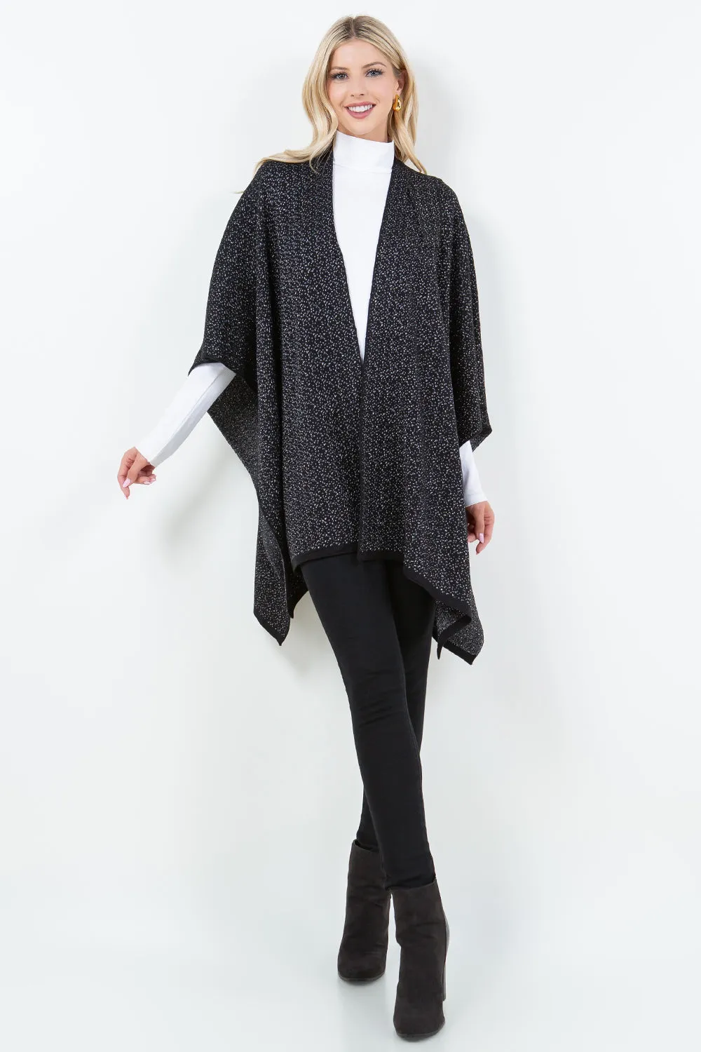 SH-4308 Metallic Shawl with Loop