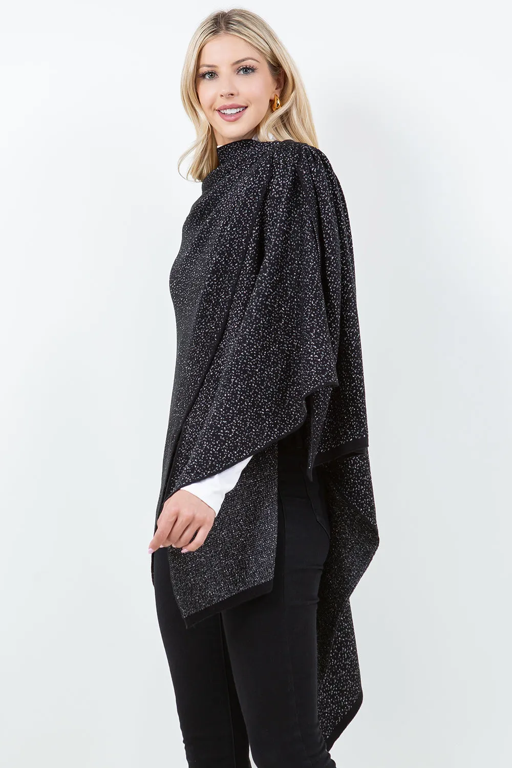 SH-4308 Metallic Shawl with Loop