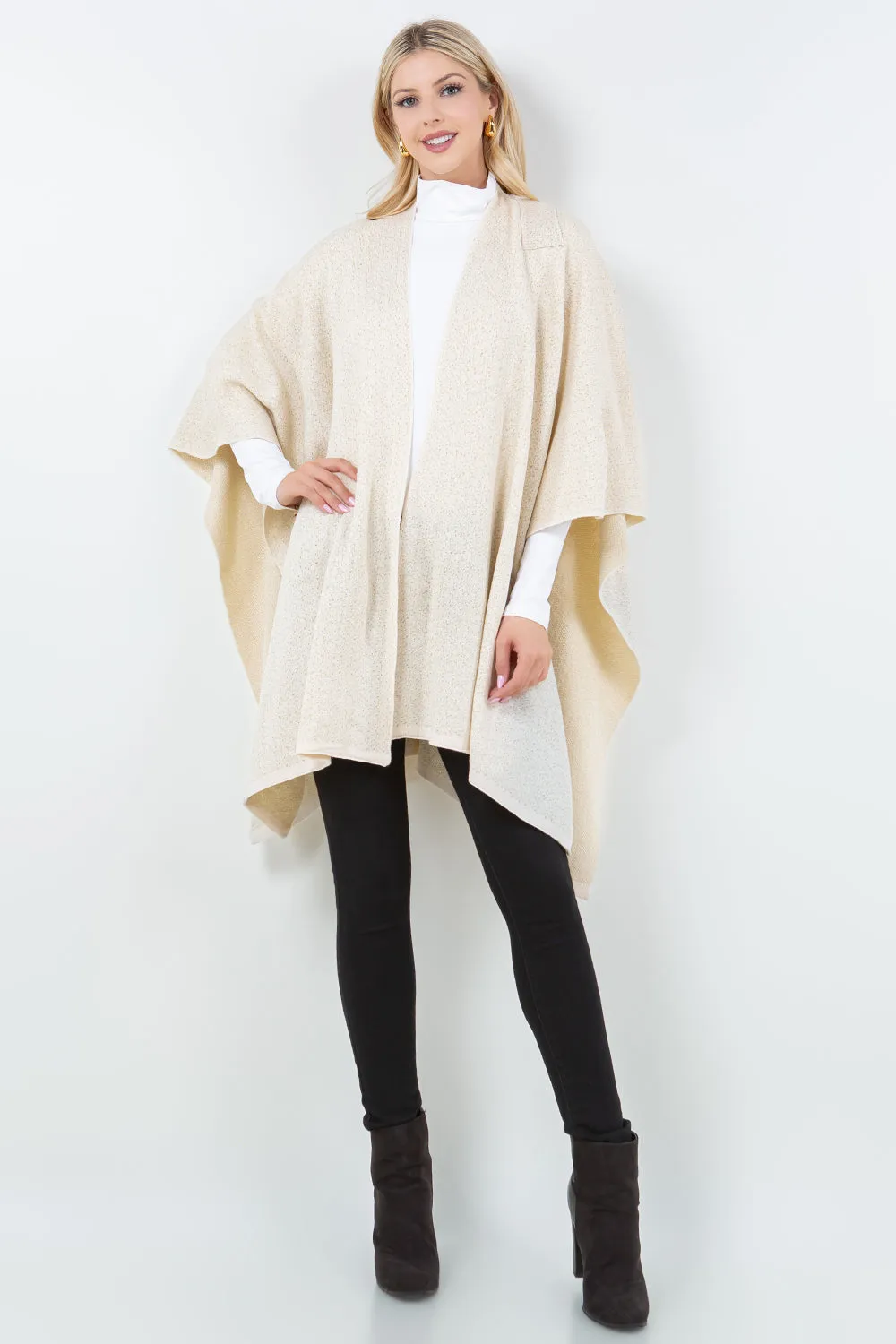 SH-4308 Metallic Shawl with Loop