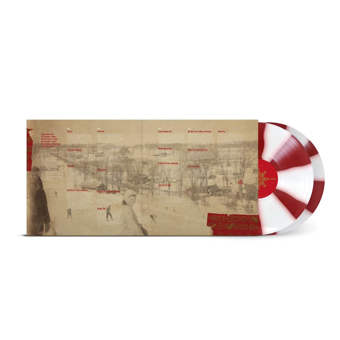 Sleddin' Hill Vinyl LP (Candy Cane, 45 RPM)