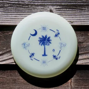 SOUTH CAROLINA PALMETTO - 175gm glow / ultimate frisbee