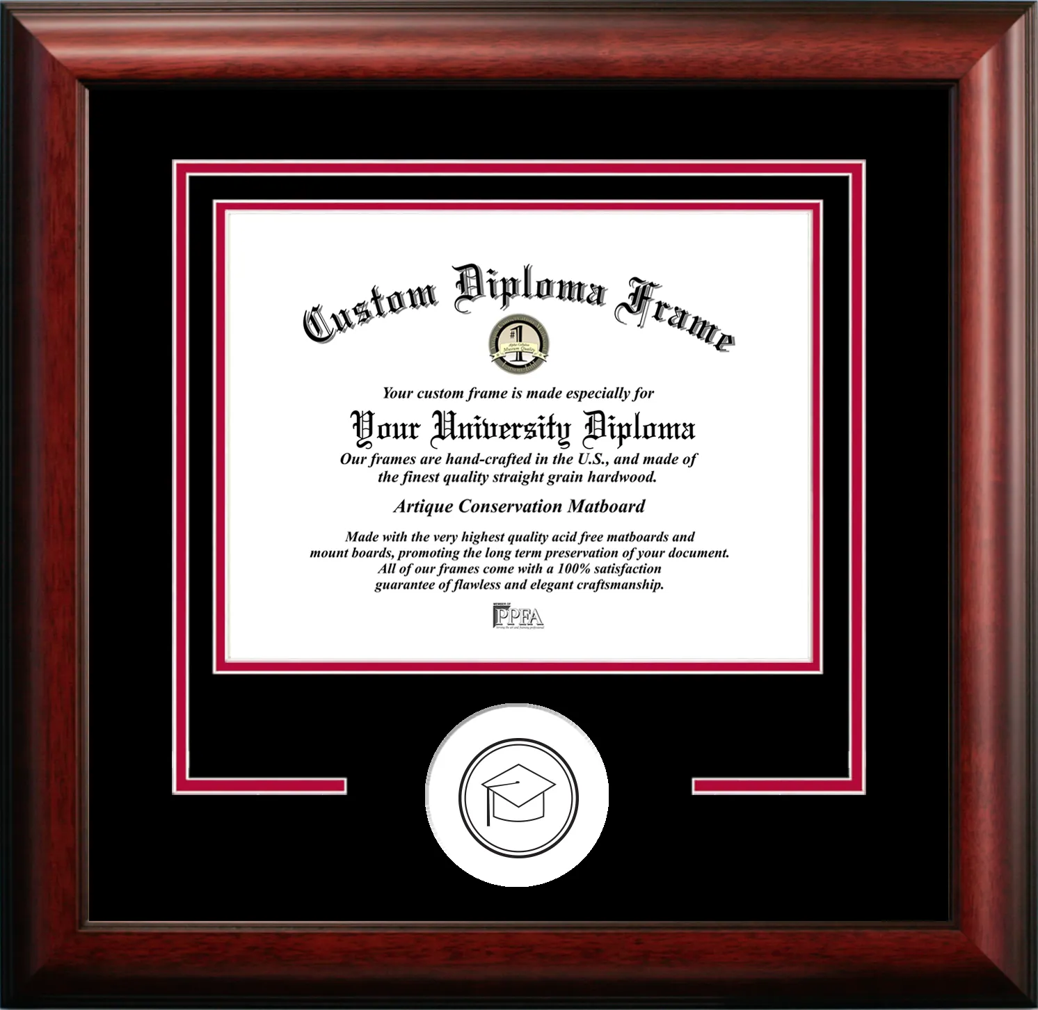 St. Johns Red Storm 11w x 8.5h Spirit Diploma Frame