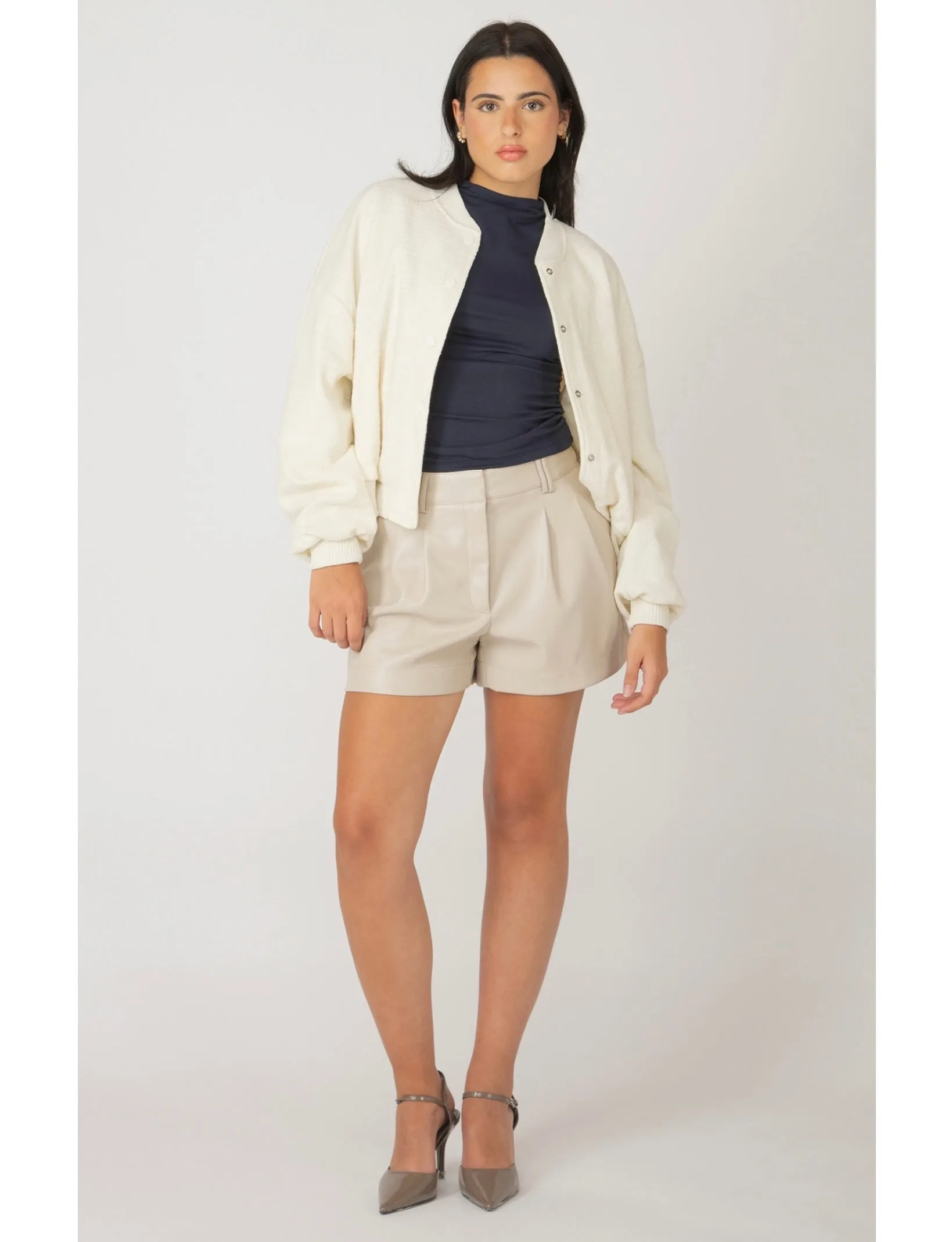 Tweed Bomber Jacket