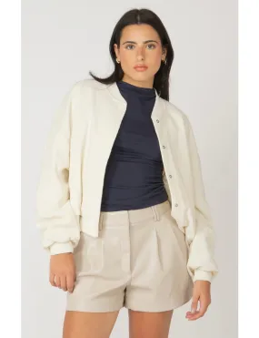Tweed Bomber Jacket